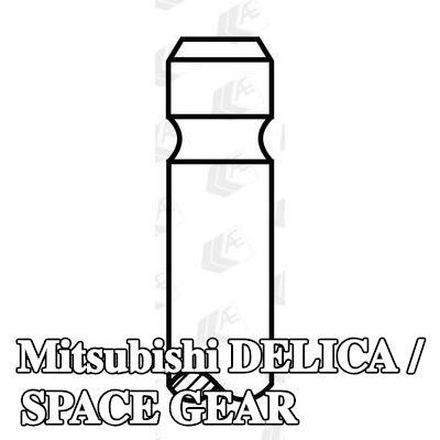 AE صمام السحب - طرف ساق الصمام مقوى — Mitsubishi Delica / Space Gear