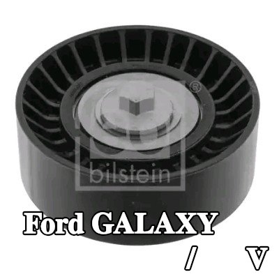 FEBI BILSTEIN بكرة الانحراف/التوجيه, V-ribbed belt Outer Diameter: 70mm, مع برغي — 2016 Ford Galaxy