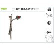 VALEO Sağ arka cam regülatörü, Elektrikli, elektrik motoru olmadan — SEAT Altea (1)
