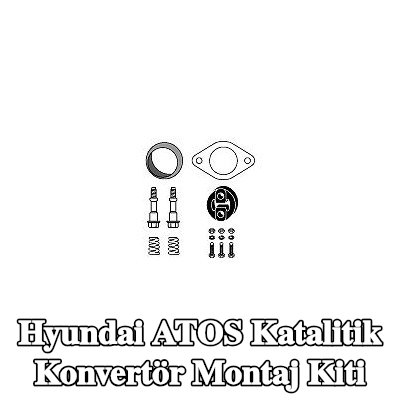 HJS Katalitik konvertör montaj kiti — Hyundai Atos