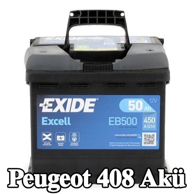 EXIDE Excell Akü — 2012 Peugeot 408
