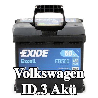 EXIDE Excell Akü — Volkswagen Id.3