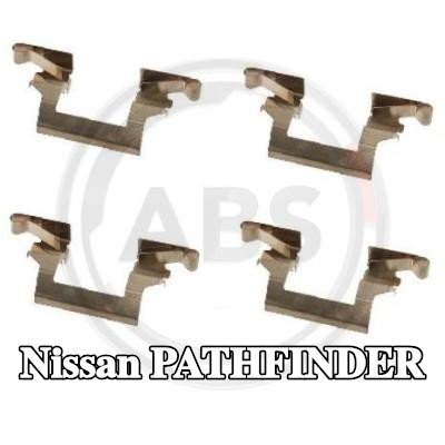 A.B.S. طقم تركيب وسادات الفرامل — 2002 Nissan Pathfinder