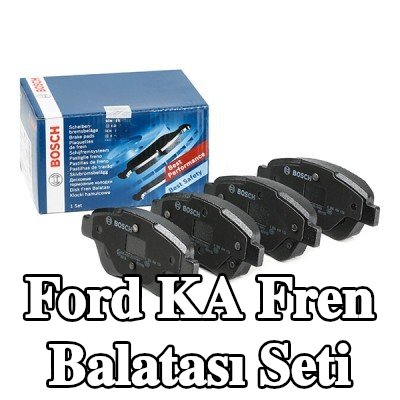 BOSCH Fren balatası seti 18mm, gıcırtı önleyici plaka ile, montaj kılavuzu ile — 2012 Ford Ka
