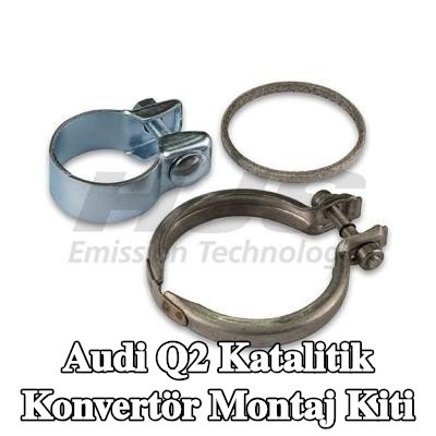 HJS Kelepçeli katalitik konvertör montaj kiti — Audi Q2