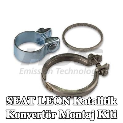HJS Kelepçeli katalitik konvertör montaj kiti — SEAT Leon