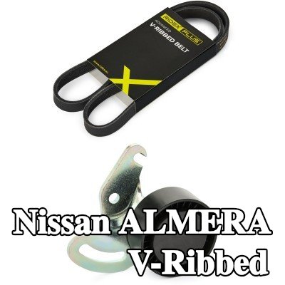 RIDEX PLUS مجموعة أحزمة V-Ribbed — Nissan Almera