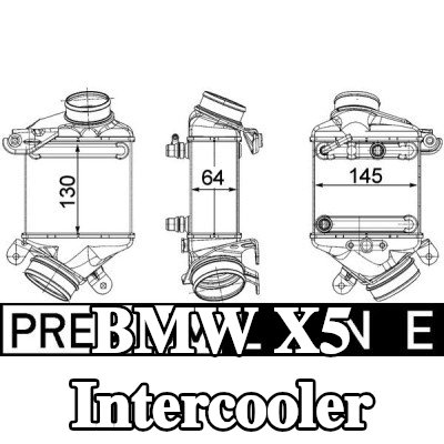 MAHLE Intercooler — 2012 BMW X5