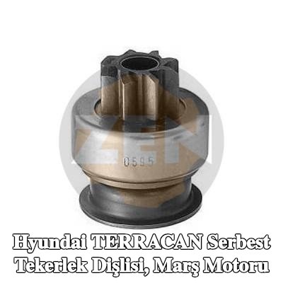 ERA Serbest Tekerlek Dişlisi, marş motoru — Hyundai Terracan