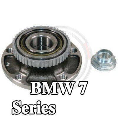 A.B.S. محور العجلة مع حلقة مستشعر ABS, مع محمل عجلة مدمج — 1990 BMW 7 Series