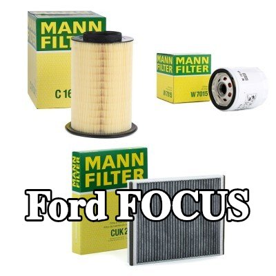 MANN-FILTER مجموعة الفلاتر — 2016 Ford Focus