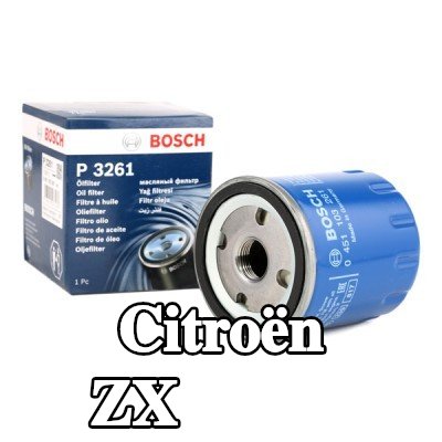 BOSCH فلتر الزيت مع صمام واحد مانع للرجوع — Citroën Zx