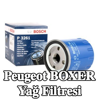 BOSCH Tek çek valflı yağ filtresi — 2002 Peugeot Boxer