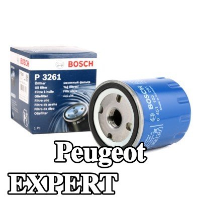 BOSCH فلتر الزيت مع صمام واحد مانع للرجوع — 2000 Peugeot Expert
