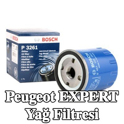 BOSCH Tek çek valflı yağ filtresi — 2000 Peugeot Expert