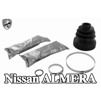 VAICO طقم غطاء مفصل CV, عمود الإدارة المحور الأمامي, على جانب ناقل الحركة, مطاط — Nissan Almera