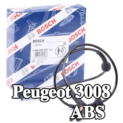BOSCH مستشعر ABS المحور الأمامي, بدون كابل — 2012 Peugeot 3008