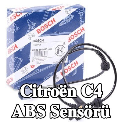 BOSCH ABS sensörü Ön Aks, kablo olmadan — Citroën C4
