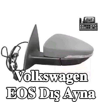 VAN WEZEL Sol yan ayna — Volkswagen Eos