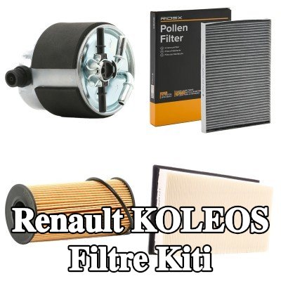RIDEX Filtre kiti — Renault Koleos