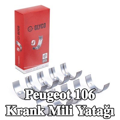 GLYCO Çelik tabanlı alüminyum alaşımlı krank mili yatağı — 1992 Peugeot 106