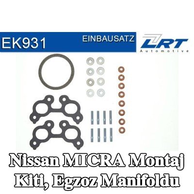 LRT Montaj Kiti, egzoz manifoldu — 2002 Nissan Micra