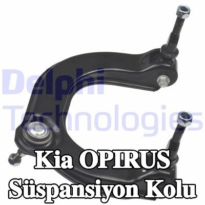 DELPHI Sol Süspansiyon Kolu, Üst, Çelik Sac, bilyeli mafsal ile — 2003 Kia Opirus
