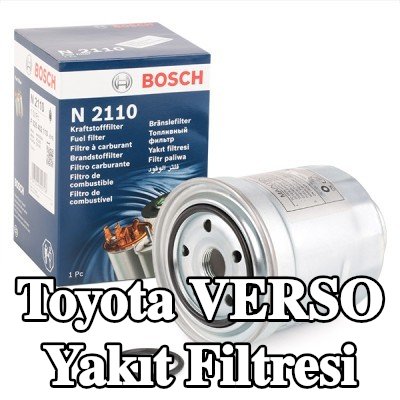 BOSCH Yakıt filtresi — Toyota Verso