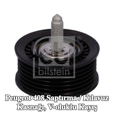 FEBI BILSTEIN Saptırma / kılavuz kasnağı, V-ribbed belt Outer Diameter: 67, 1mm — Peugeot 408