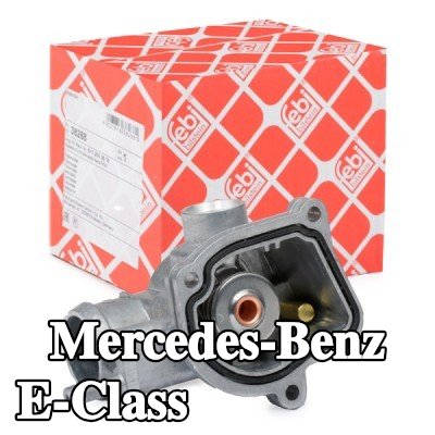 FEBI BILSTEIN غلاف الثرموستات مع الحشية/المانع للتسرب, مع مفتاح درجة الحرارة — 2000 Mercedes-Benz E-Class