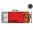 VAN WEZEL Arka lamba Sağ, ampul tutuculu — Citroën C25 (7)