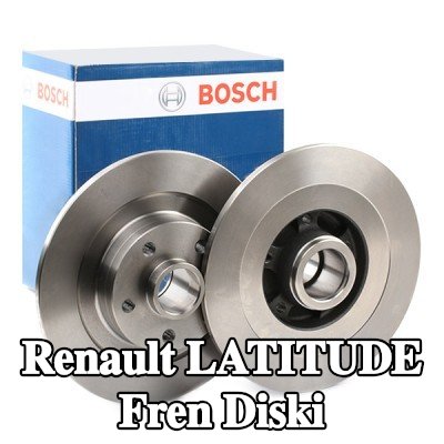 BOSCH Fren diski Dış Çap: 300mm, düz, Yağlanmış, entegre manyetik sensör halkası olmadan, tekerlek yatağı olmadan — Renault Latitude
