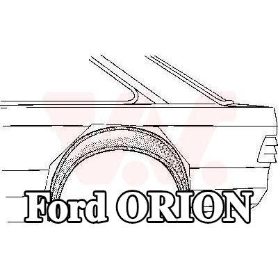VAN WEZEL واقي الطين — 1990 Ford Orion