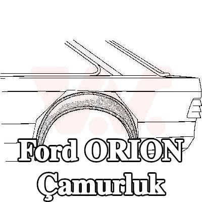 VAN WEZEL Çamurluk — 1990 Ford Orion
