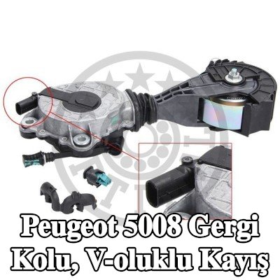 OPTIMAL Gergi kolu, Sensörlü V-kayışı — Peugeot 5008