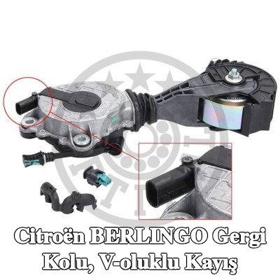 OPTIMAL Gergi kolu, Sensörlü V-kayışı — 2012 Citroën Berlingo