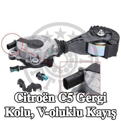OPTIMAL Gergi kolu, Sensörlü V-kayışı — 2012 Citroën C5