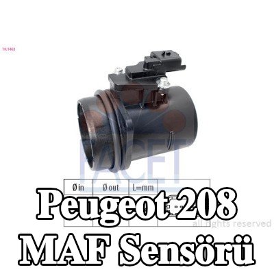 FACET MAF sensörü — 2012 Peugeot 208