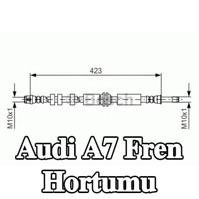 BOSCH Fren hortumu 423mm — Audi A7