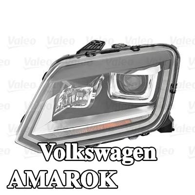 VALEO المصباح الأمامي الأيسر, مع محرك لتسوية المصابيح الأمامية, بدون وحدة التحكم للزينون — Volkswagen Amarok