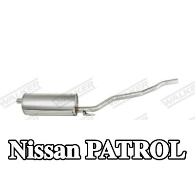 WALKER كاتم الصوت الخلفي 1190mm, بدون قطع التثبيت — 2000 Nissan Patrol