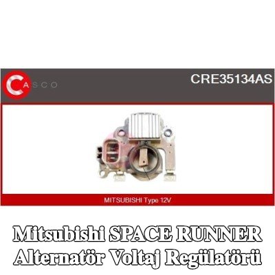 CASCO Alternatör voltaj regülatörü — 1997 Mitsubishi Space Runner