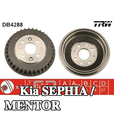 TRW أسطوانة الفرامل — Kia Sephia / Mentor