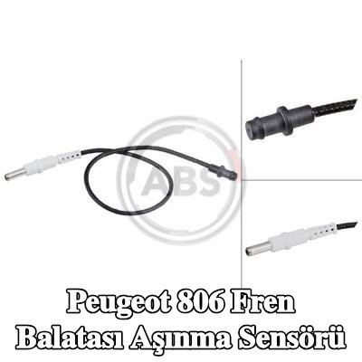 A.B.S. Fren balatası aşınma sensörü Ön Aks Sol, Ön Aks Sağ, Sol, Sağ — 2000 Peugeot 806