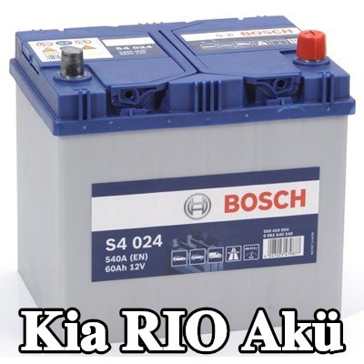 BOSCH Akü S4, 024 — 2002 Kia Rio