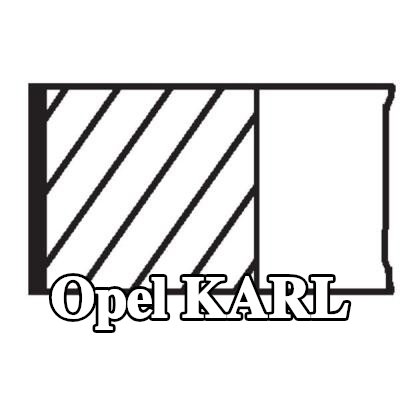 MAHLE مجموعة حلقات المكبس — Opel Karl