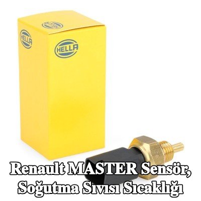 HELLA Sensör, soğutma suyu sıcaklığı M12x1, 5, contalı/sızdırmaz — 2002 Renault Master