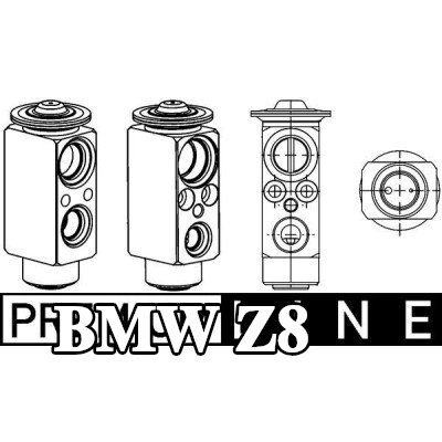 MAHLE صمام تمدد تكييف الهواء — BMW Z8
