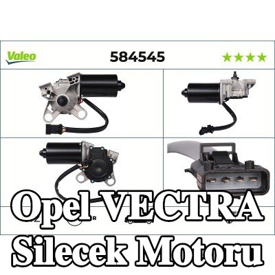 VALEO Silecek motoru Ön, 12V — 2004 Opel Vectra
