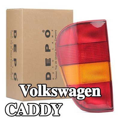 ABAKUS المصباح الخلفي الأيسر, بدون لمبة, بدون حامل لمبة — 2002 Volkswagen Caddy